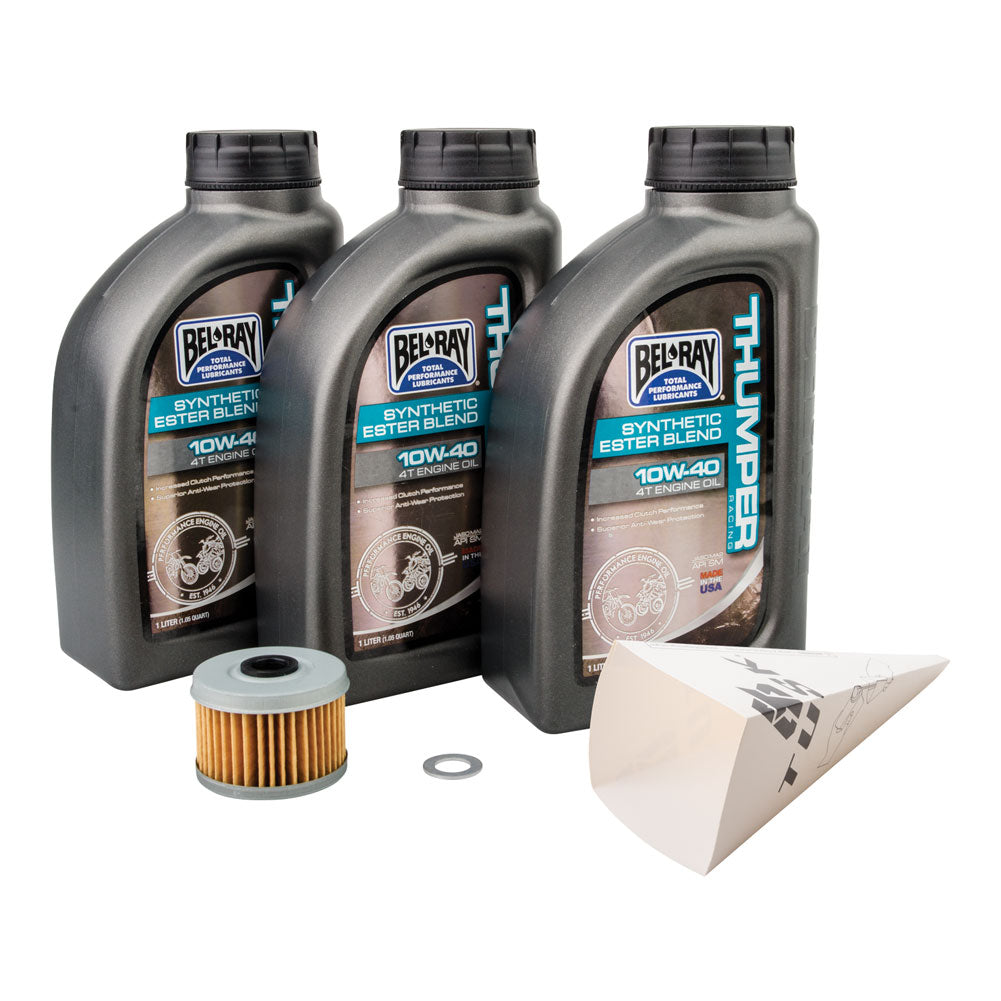 Tusk 4-Stroke Oil Change Kit Maxima Synthetic Blend 10W-40 For HONDA TRX 450S/ES 4X4 FOREMAN 1998-2004#mpn_15298600969963-99b6e0
