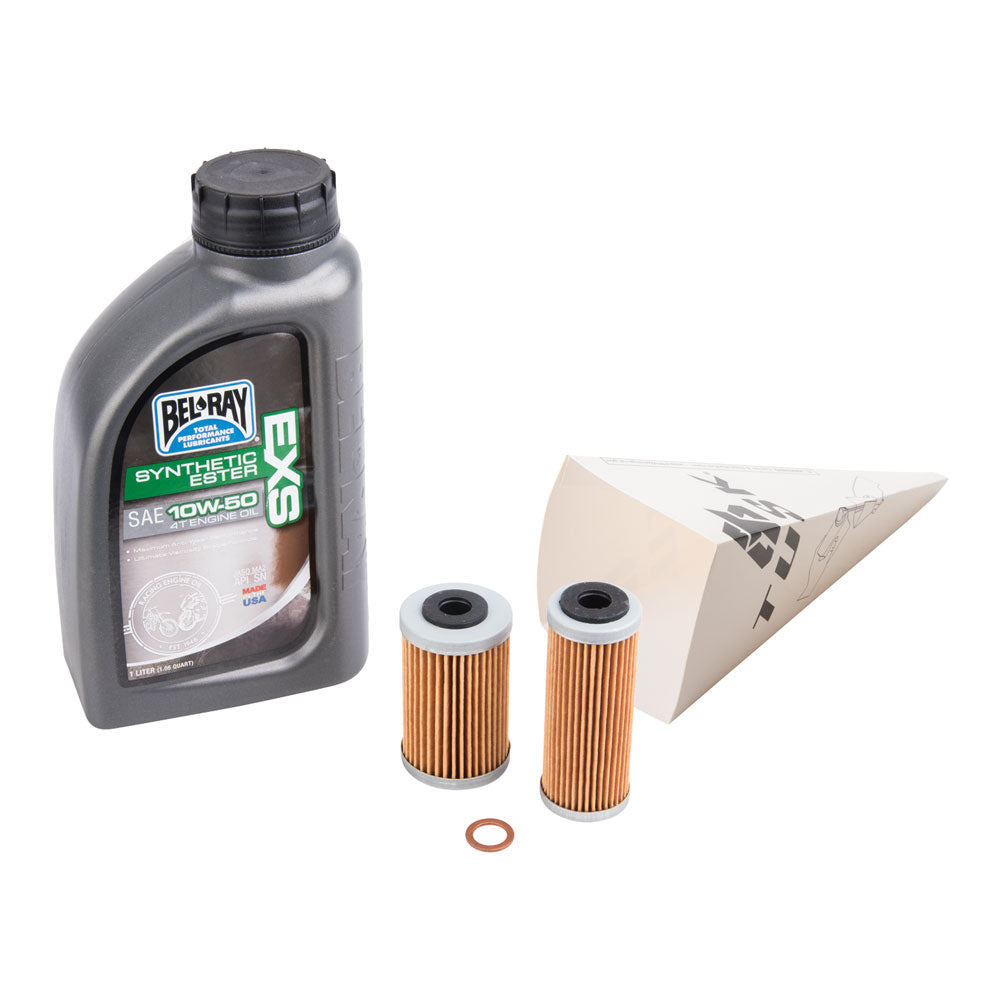 Tusk 4-Stroke Oil Change Kit Bel-Ray EXS Synthetic Ester 10W-50 For GASGAS ES 700 2022#mpn_15298601196cf8-656697