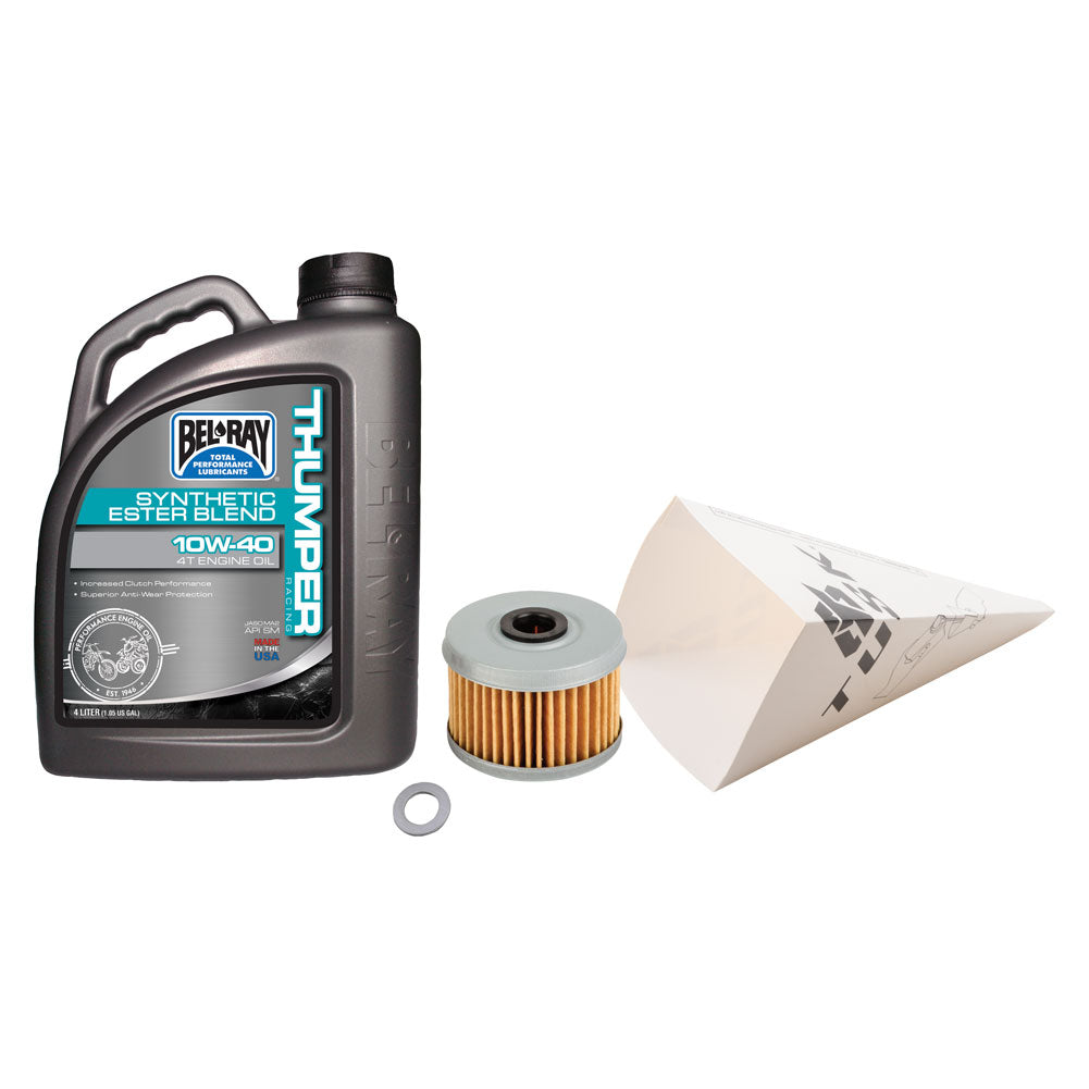 Tusk 4-Stroke Oil Change Kit Bel-Ray Thumper Synthetic Blend 10W-40 For HONDA Rancher 420 4x4 EPS 2020-2024#mpn_1529860197ab4a-9db6b6
