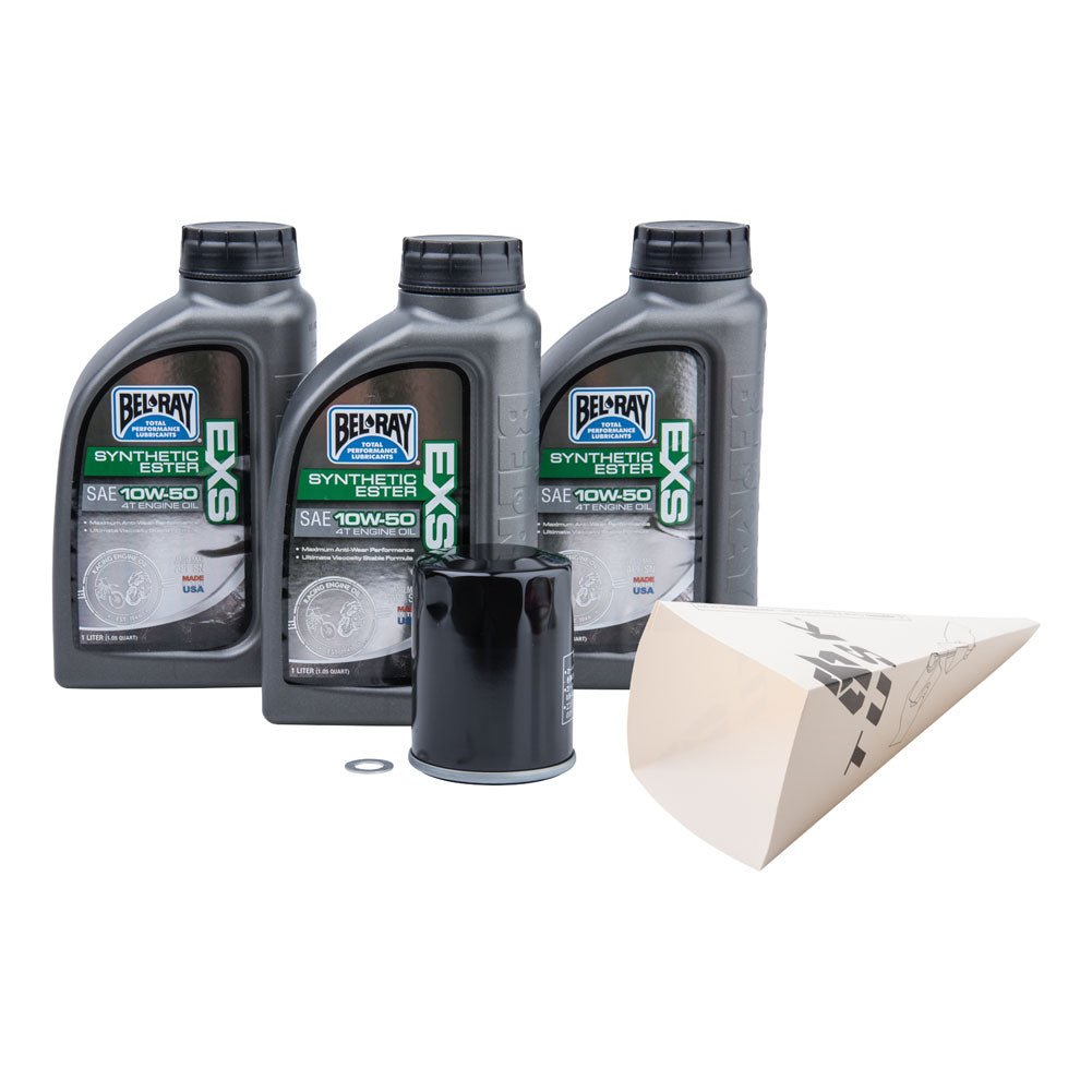 Tusk 4-Stroke Oil Change Kit Bel-Ray EXS Synthetic Ester 10W-50 For POLARIS RZR Turbo R 4 Premium 2022-2023#mpn_115-493-0042e583-40423e