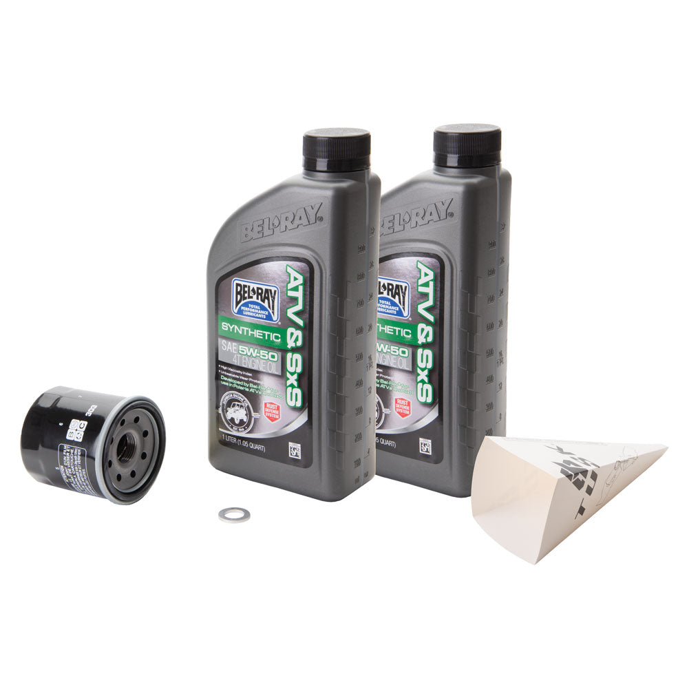 Tusk 4-Stroke Oil Change Kit Bel-Ray ATV & SXS Synthetic 5W-50 For POLARIS Sportsman 570 EPS Utility 2022#mpn_152986023475ca-3da6c5
