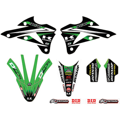D'Cor Visuals Team Green Graphics Kit Green/Black#mpn_10-20-514