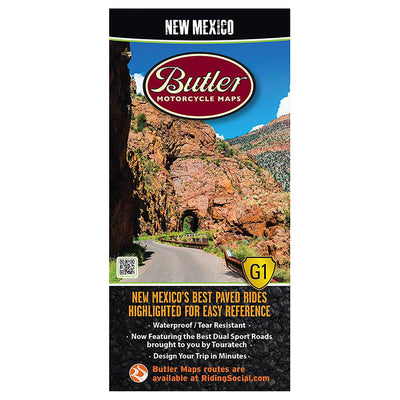 Butler Motorcycle Maps New Mexico#mpn_NM MAP G1 / MP-108