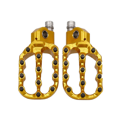 Fastway Evo Air Motorcycle Foot Pegs Kit Gold#mpn_1609420035