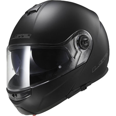 LS2 Strobe Modular Motorcycle Helmet X-Large Matte Black#mpn_325-1015