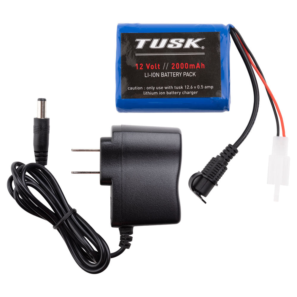 Tusk Enduro Lighting Kit Replacement Lithium Battery Pack with Charger #1637480001