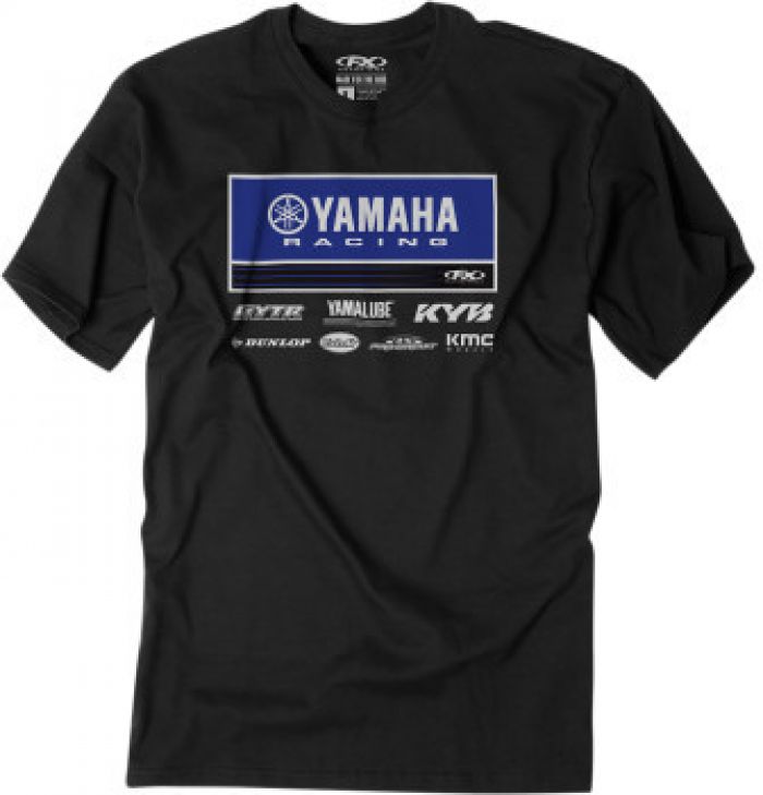 FACTORY EFFEX 2021 YAMAHA RACEWEAR T-SHIRT / BLACK XXL#mpn_24-87218