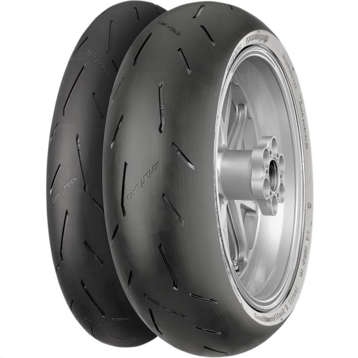 Continental Tires 2446590000 Race Attack 2 Tire - Street 180/55 ZR 17 Rear 73 (W) #02446590000
