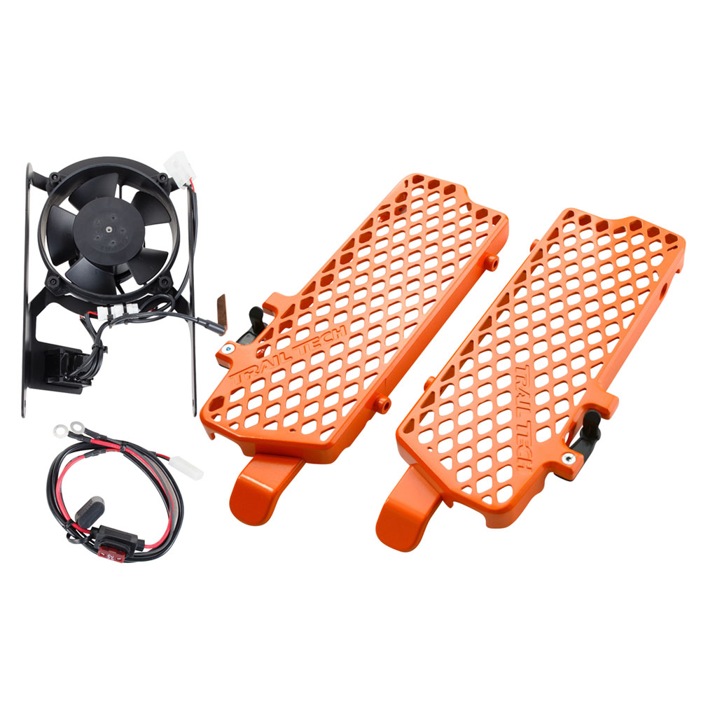 Trail Tech Digital Fan and Radiator Guard Kit Orange#mpn_1682770004