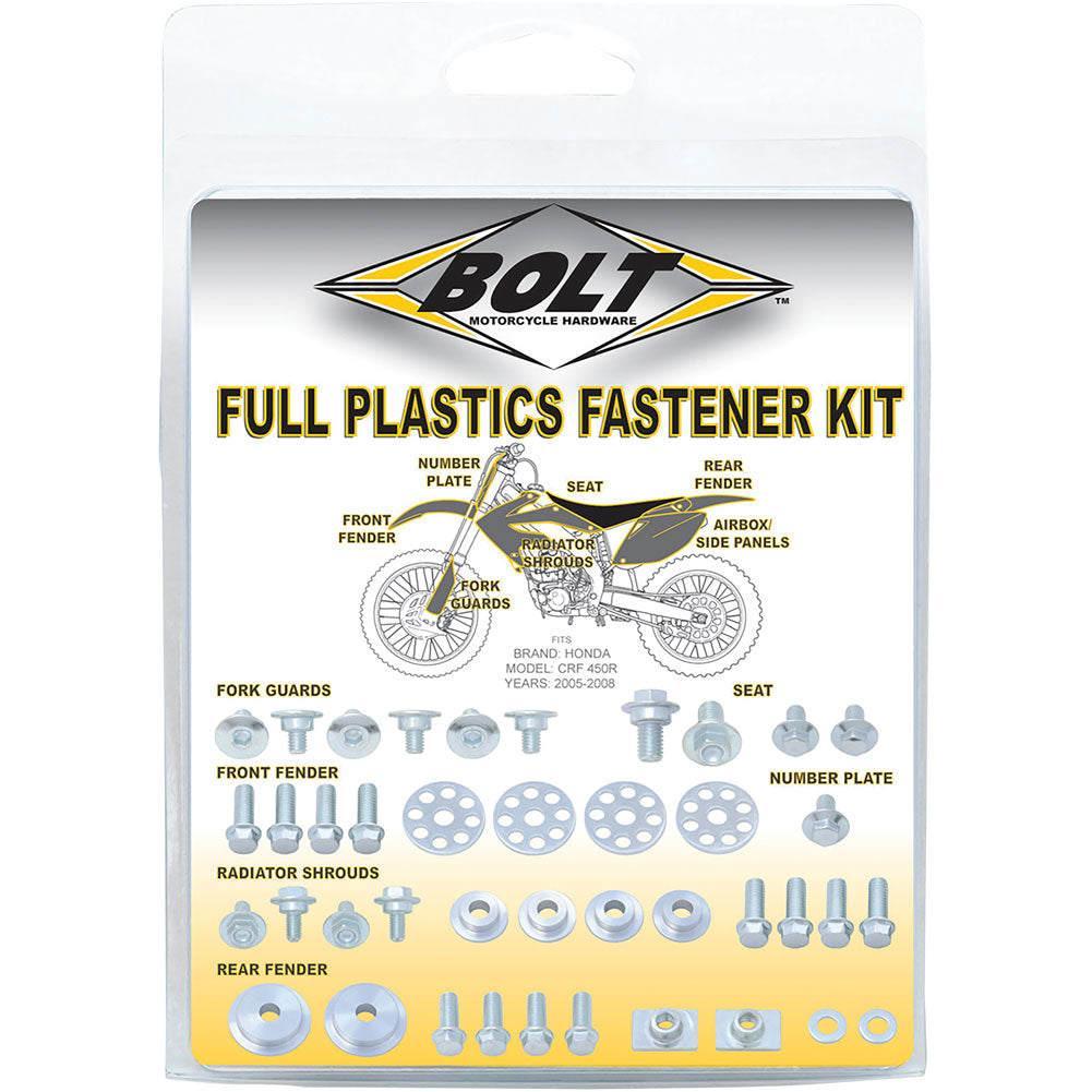Bolt Full Plastics Fastener Kit#mpn_HON-0007124