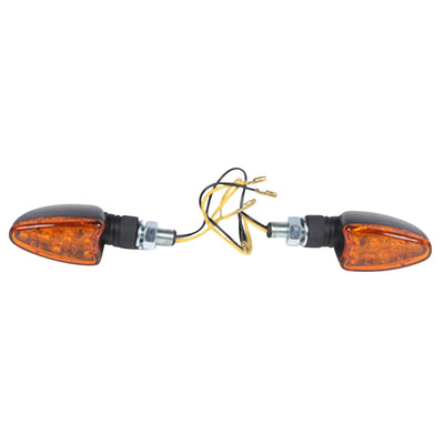 DMP LED Turn Signal - Long Arrow 8 LED Black Frame/Amber Lens#mpn_900-0051