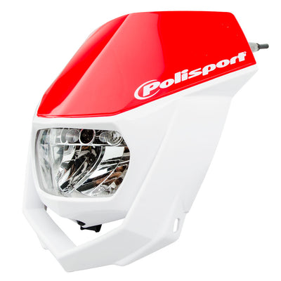 Polisport Halo LED Headlight 04 CR Red/White#mpn_8667100006