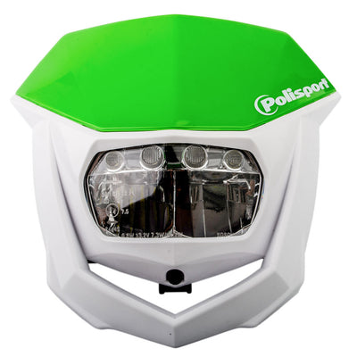 Polisport Halo LED Headlight KX Green/White#mpn_8667100007