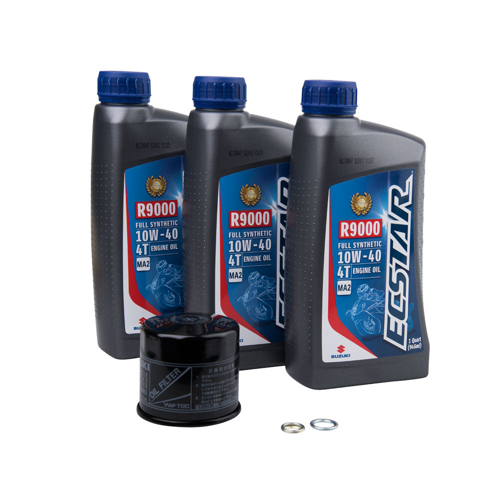 Suzuki ECSTAR R9000 10W-40 Synthetic Oil Change Kit For Suzuki King Quad 750AXi Power Steering SE Plus 2022-2023#mpn_177995000176e8-90c12f