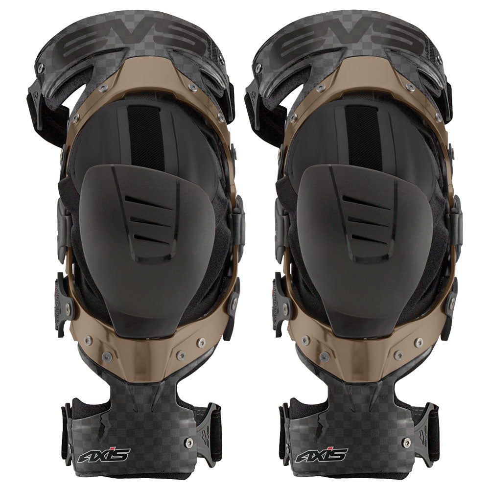 EVS Axis Pro Knee Brace Pair Medium Black/Copper#mpn_1843630002