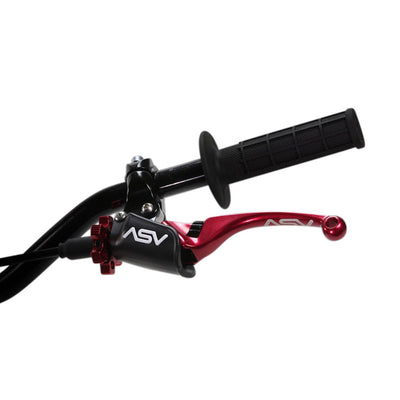 ASV F4 Series Pro Model Clutch Lever With Hot Start Red#mpn_CDF406PH-R