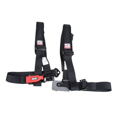 Simpson Performance Products D3 Bolt-In Safety Harness with Pads 3" Black#mpn_3B33PIKX
