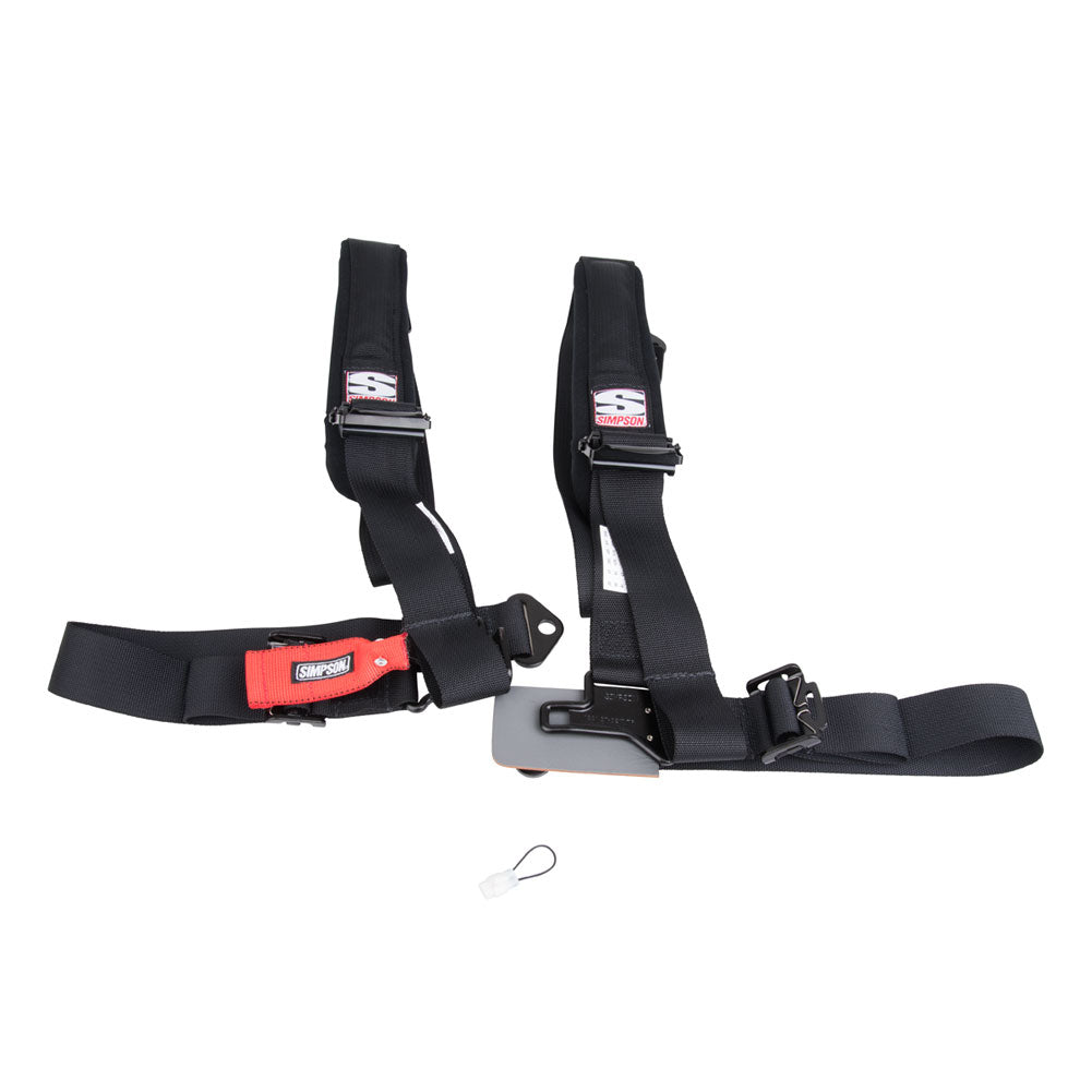 Simpson Performance Products D3 Bolt-In Safety Harness with Pads 2" Driver Side Black#mpn_1871740003