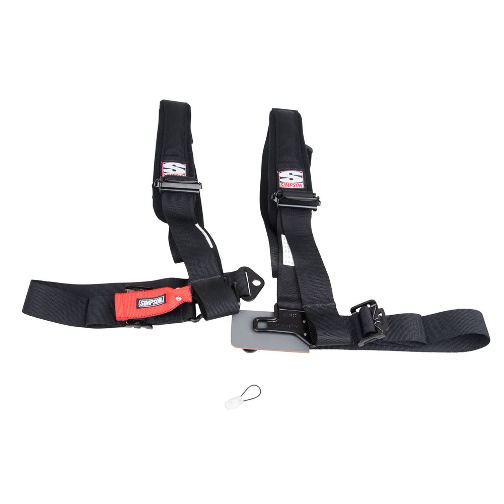 Simpson Performance Products D3 Bolt-In Safety Harness with Pads 3" Driver Side Black#mpn_1871740007