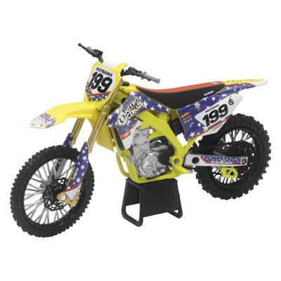 New Ray Die-Cast Suzuki RM-Z450 Travis Pastrana Nitro Circus Motorcycle Replica 1:12 Scale#mpn_57993