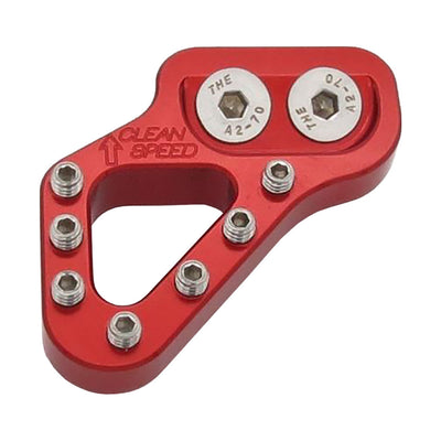 Clean Speed Rear Brake Pedal Pad Red#mpn_1017-0042