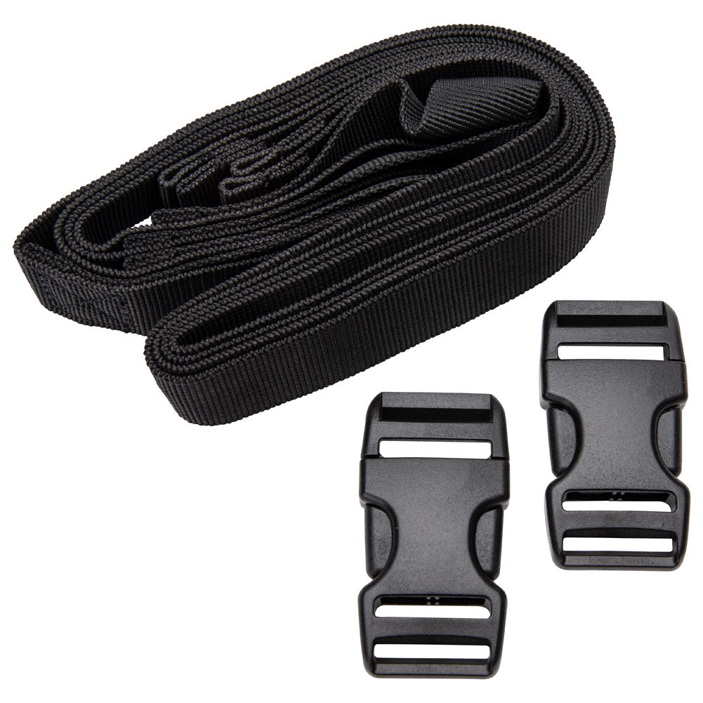 Tusk Dry Duffel Replacement Straps Black #195-989-0001