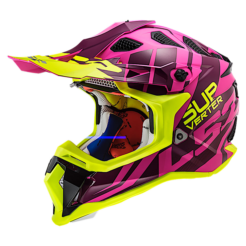 LS2 Subverter Troop Helmet X-Large Purple/Hi-Viz#mpn_470-1465