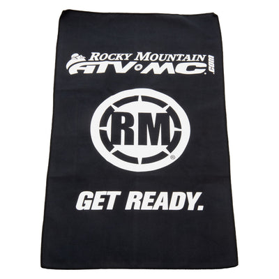 Rocky Mountain ATV/MC Logo Cooling Towel Black#mpn_197-890-0001