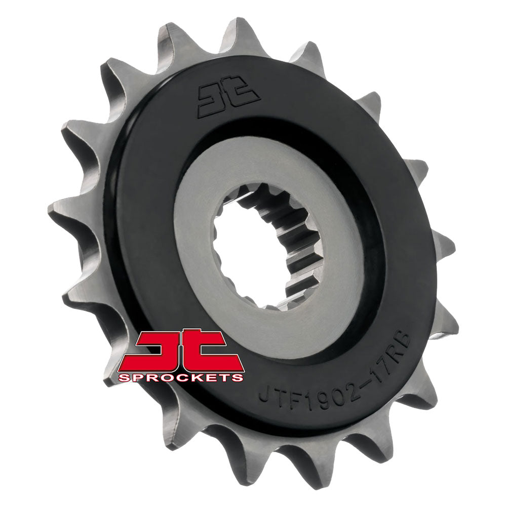 JT Rubber Cushioned Front Sprocket 17 Tooth/520 Pitch#mpn_JTF1902.17RB