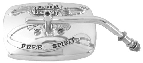 Emgo 20-31703A Ride Free Left Mirror #20-31703A