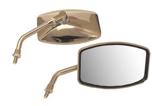Emgo 20-42460 Large Chrome Cruiser Mirror #20-42460