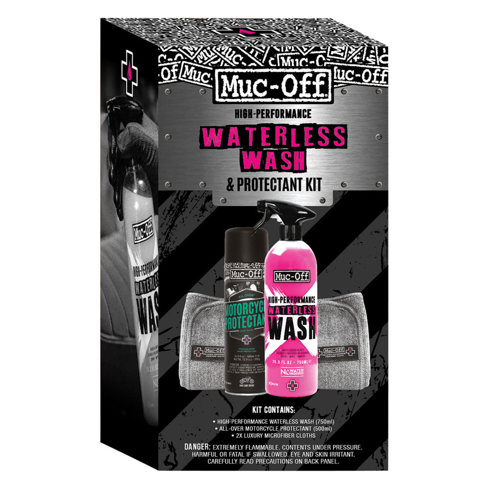 Muc-Off Motorcycle Waterless Wash & Protectant Kit #20029US