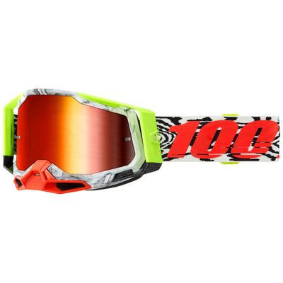 100% Racecraft 2 Goggle Engal Frame/Red Mirror Lens#_mpn2028950078