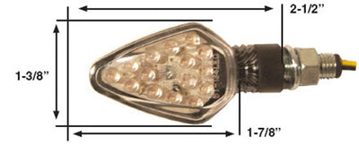 SPEAR LED CHR CLEAR AMB#mpn_61-75360