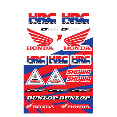 D'Cor Visuals Honda HRC Decal Sheet #40-10-116