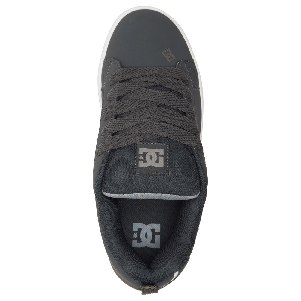 DC Court Graffik Shoe Size 10 Grey/Grey/White#mpn_300529-XSSW-10