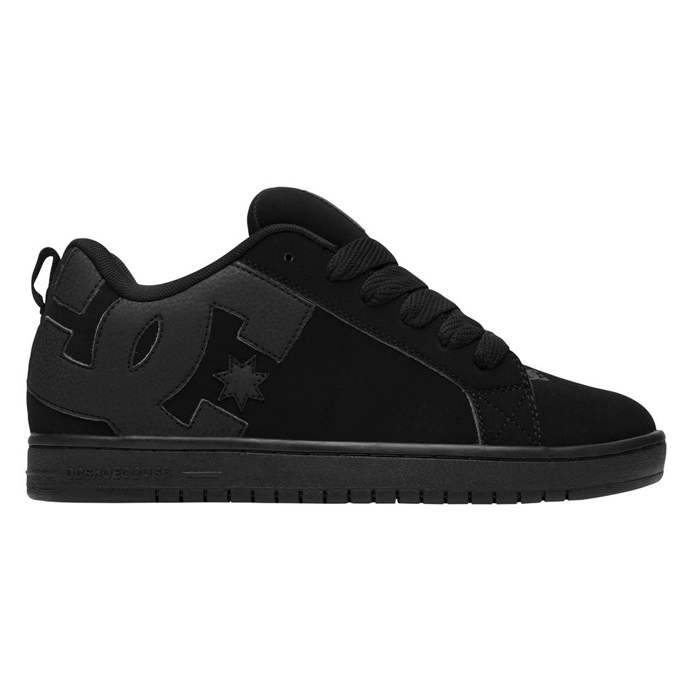 DC Court Graffik Shoe Size 9 Black/Black/Black#mpn_300529-3BK-9