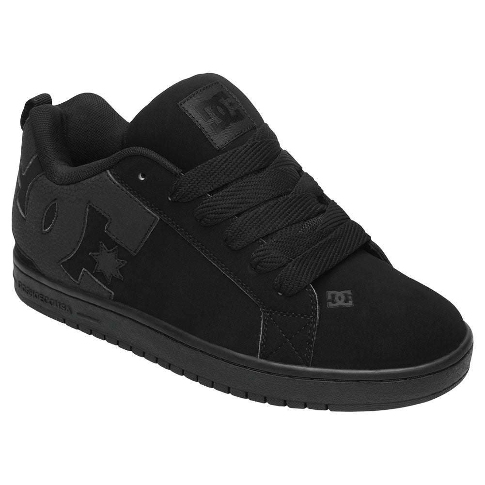 DC Court Graffik Shoe Size 10 Black/Black/Black#mpn_300529-3BK-10