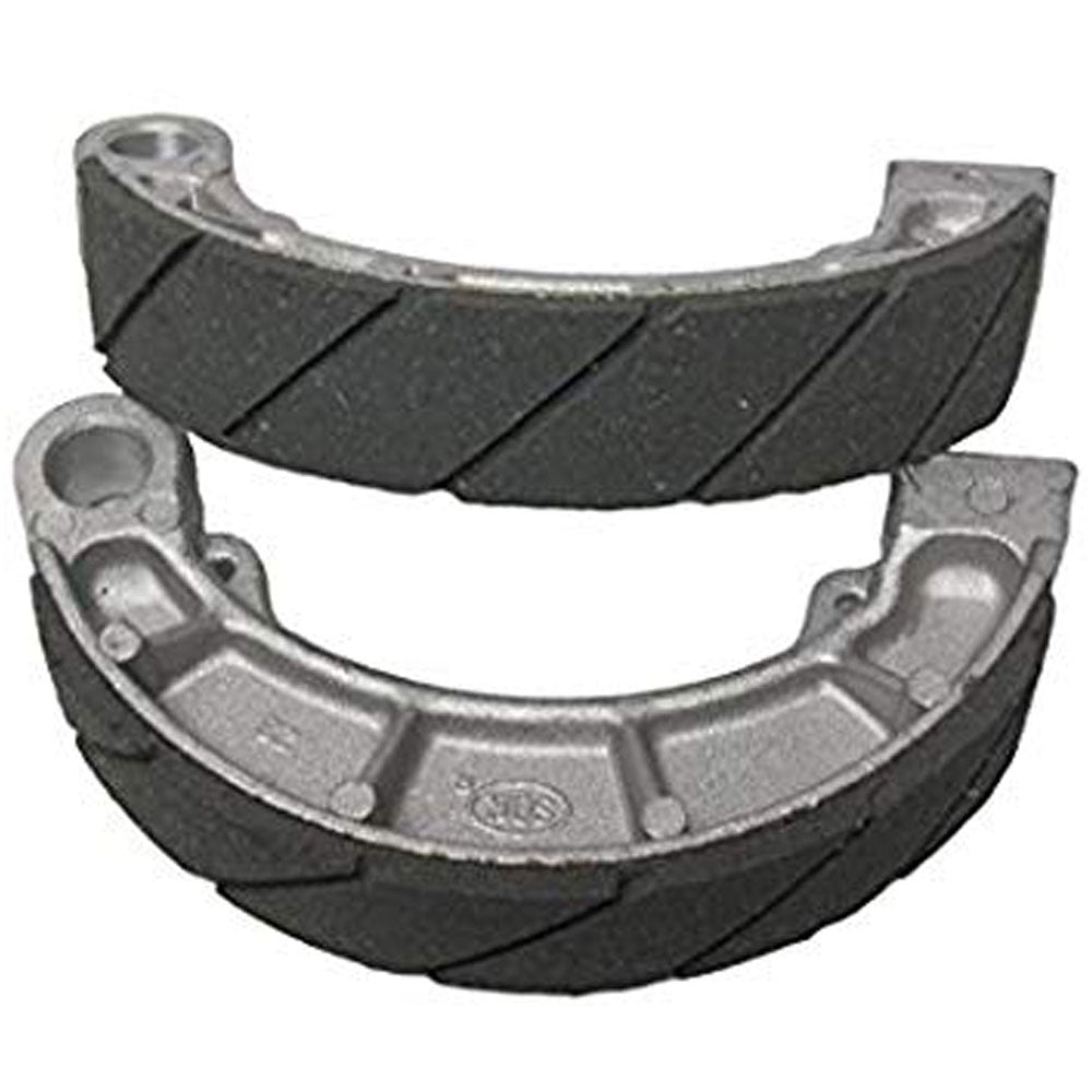 Emgo 93-27258 Grooved Brake Shoe Full Metal Pad #93-27258