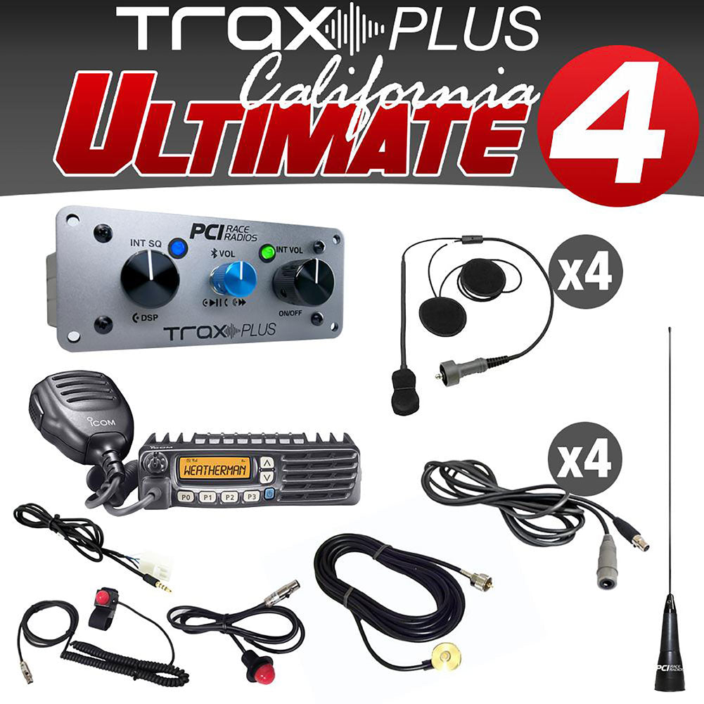 PCI Race Radio Trax Plus California Ultimate 4 Seat UTV Package#mpn_2056210001