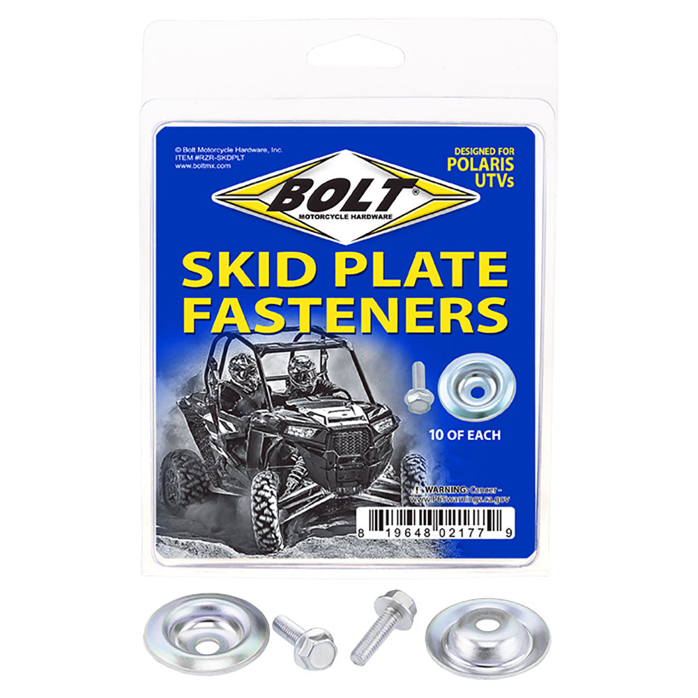 Bolt RZR UTV Skid Plate Fastener Kit #RZR-SKDPLT