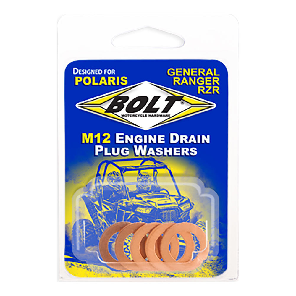 Bolt Polaris Copper Drain Plug Washer Kit#mpn_RZR-CPR12
