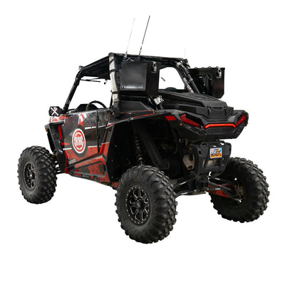 Tusk UTV Quick Release Cargo System - Cage Mounted Medium Box Left & Right Pair Black#mpn_2091480003