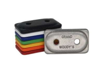 Woodys ADG-3800-48 Double Grand Digger Support Plates - Yellow #ADG-3800-48