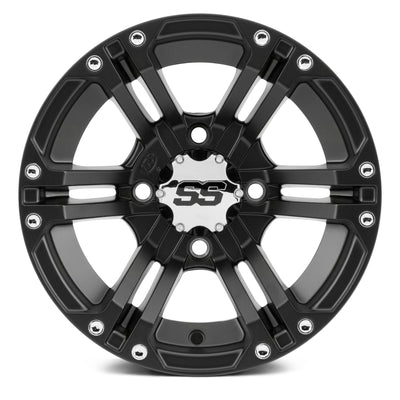 ITP 1422233536B Alloy Wheel - Black 14 x 6 #1422233536B