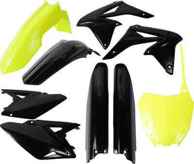FULL PLASTIC KIT FLUORESCENT YELLOW/BLACK #2198035137