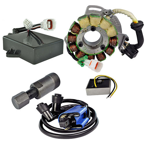 Rmstator RM22855 Stator 200W with Regulator/Cdi Box/Ignition Coil/Puller #RM22855