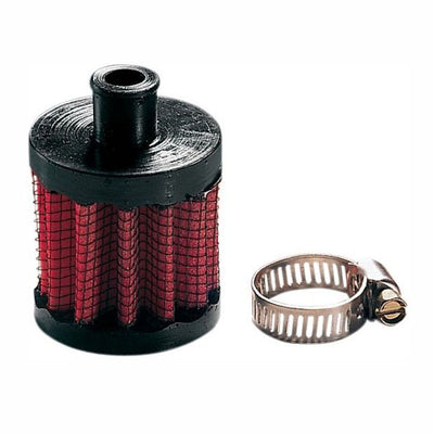 UNI BREATHER FILTER, 1 1/2" O.D. X 1 1/2" LENGTH.3/8" CLAMP ON#mpn_UP-102