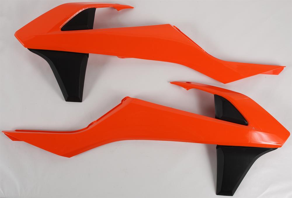 RADIATOR SHROUDS ORANGE/BLACK #2421085225