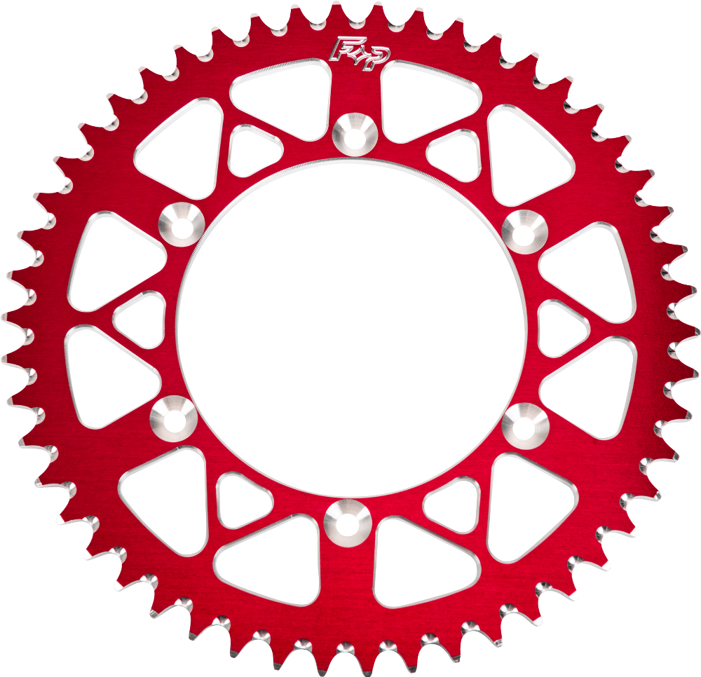 REAR SPROCKET ALUMINUM 50T-520 RED HON#mpn_225-50 RED